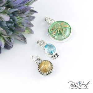 Wisiorki z kamieniami klientki