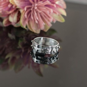 Obrączka srebrna na zamówienie