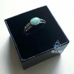 Pierścionek z amazonitem