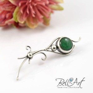 Broszka z awenturynem