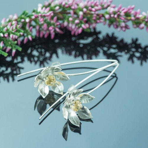 kolczyki kwiaty z cytrynem.jpg